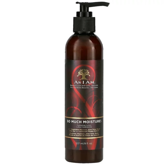 AS I AM So Much Moisture! Hydrating Lotion  8 OZ