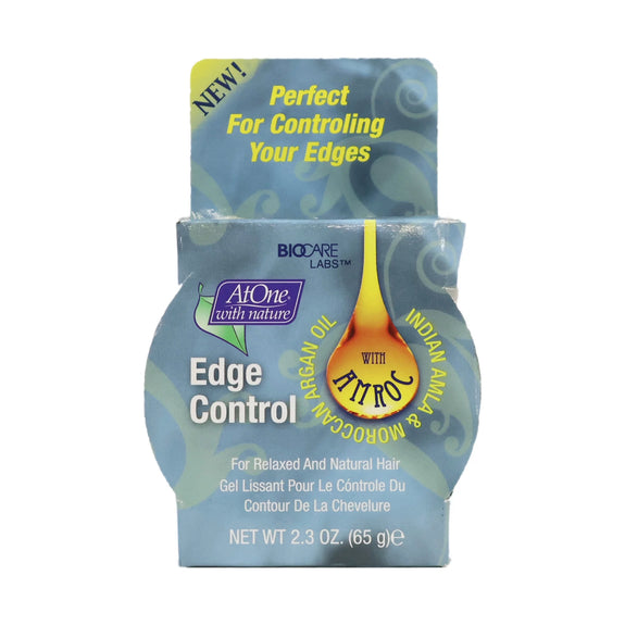 At One With Nature Edge Control, 2.3 Oz.