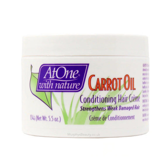 AtOne With Nature Carrot Oil Conditioning Hair Crème  5.5 OZ