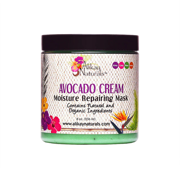 ALIKAY NATURAL AVOCADO CREAM MOISTURE REPAIRING HAIR MASK 8 OZ