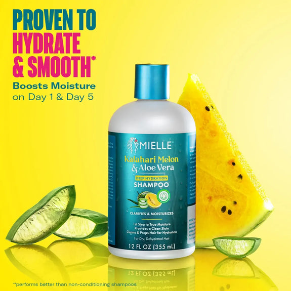 Mielle Kalahari Melon & Aloe Deep Hydration Shampoo 355ml/12oz