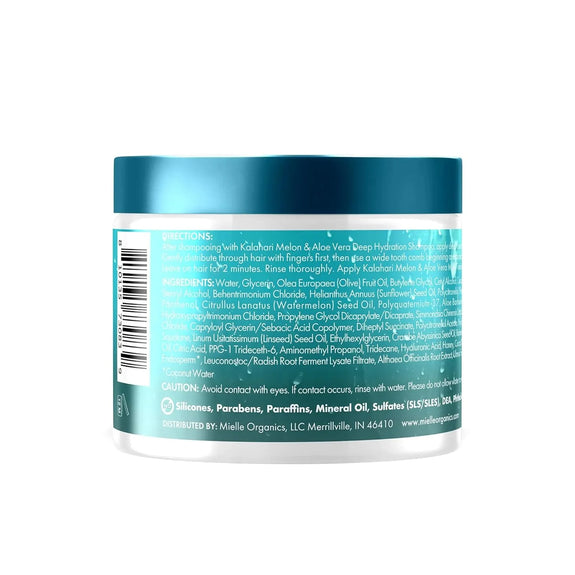 Mielle Kalahari Melon & Aloe Vera Deep Hydration 2-Minute Deep Conditioner 340g/12oz