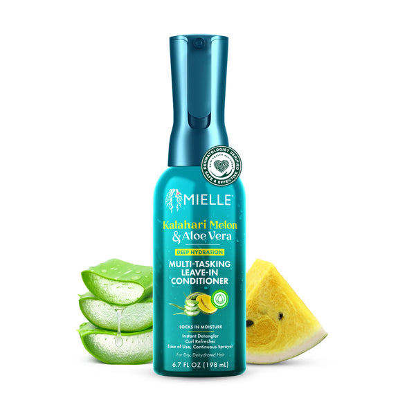 Mielle Kalahari Melon & Aloe Vera Deep Hydration Multi-Tasking Leave-In Conditioner 198ml/6.7oz