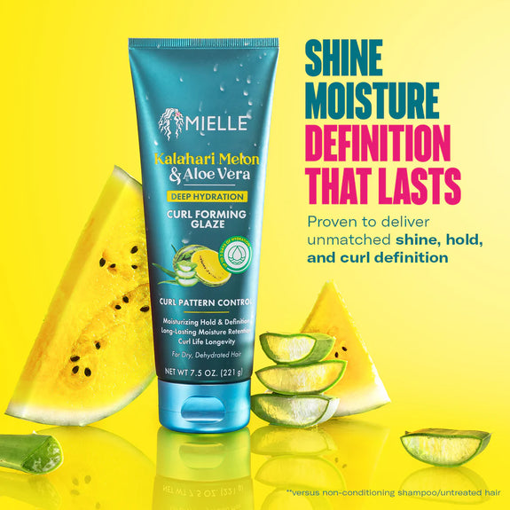 Mielle Kalahari Melon & Aloe Vera Deep Hydration Curl Forming Glaze 221g/7.5oz
