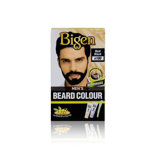 Bigen Men’s Beard Colour No.100 Real Black