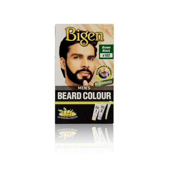 Bigen Men’s Beard Colour No.102 Brown Black