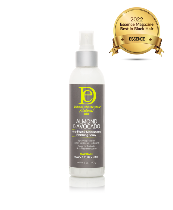 DESIGN ESSENTIALS ALMOND AVOCADO Anti-Frizz & Moisturizing Finishing Spray 6 oz