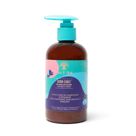 AS I AM Born Curly Argan Leave-In Conditioner 8 OZ