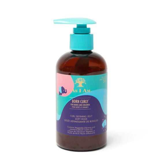 AS I AM BORN CURLY ARGAN CURL DEFINING JELLY 8 OZ