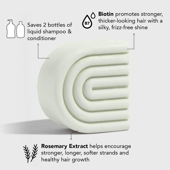 Rosemary & Biotin Volumizing Conditioner Bar 91G