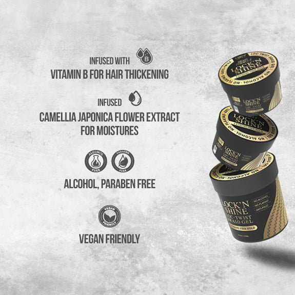 Ebin Braid Formula Lock’N Shine Loc & Twist Extreme Firm Hold Braiding Gel 236ml