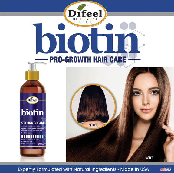 DIFEEL BIOTIN STYLING CREAM 12 OZ