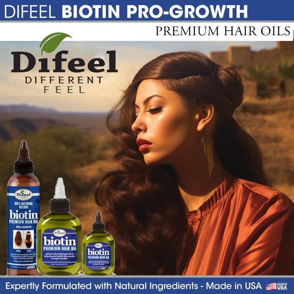 DIFEEL BIOTIN PRO GROWTH PREMIUM HAIR OIL 8 OZ.