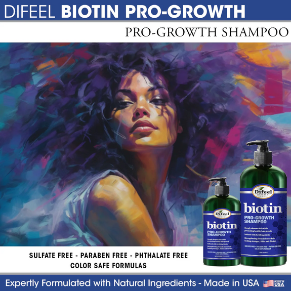 DIFEEL ELEVATED BIOTIN PRO-GROWTH SHAMPOO 12 OZ