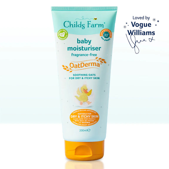 CHILDS FARM OatDerma baby moisturiser FRAGRANCE-FREE-200ml