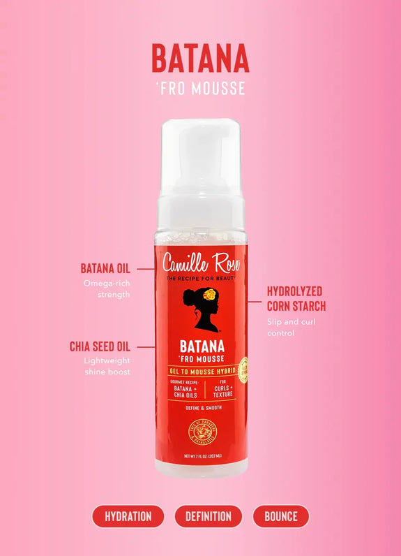 Camille Rose Batana Miracle Oil Fro Mousse 237ml/fl.7oz