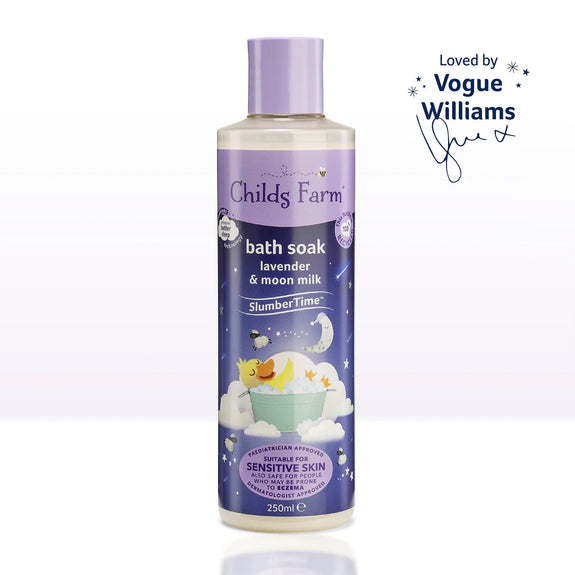 CHILDS FARM bath soak LAVENDER & MOON MILK-250ml