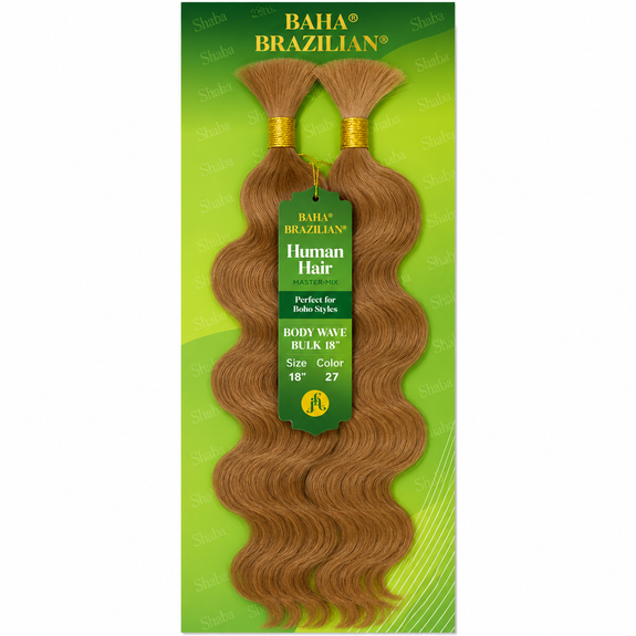 Jazzy Baha Brazilian Human Hair Master Mix Boho Body Wave Bulk 18”