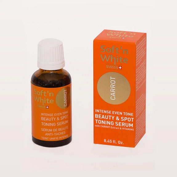 SOFT 'N WHITE SWISS CARROT BODY SERUM 30ML