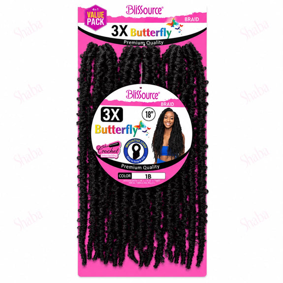 Blissource premium butterfly locks 3x18"