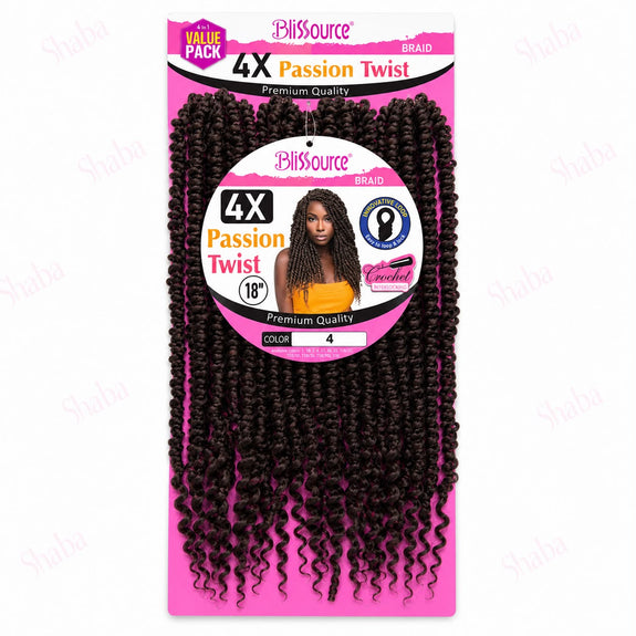 Blissource premium 4x18" passion twist braids