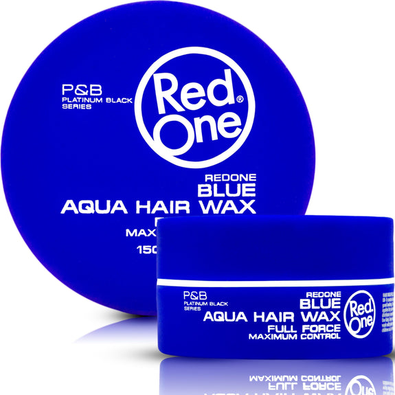 Redone Full Force Aqua Hair Wax | Blue 150ml | Strong Hold | Bubblegum Scent | Maximum Control