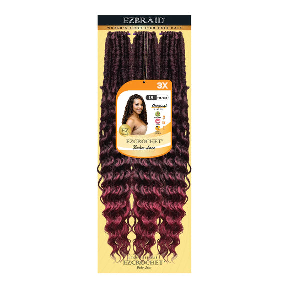 EZ CROCHET Boho Locs 18"-3X