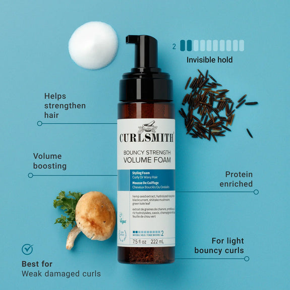 CURLSMITH  BOUNCY STRENGTH VOLUME FOAM 222ML