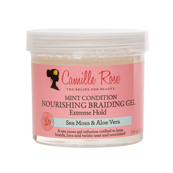 Camille Rose Mint Condition Nourishing Braiding Gel Extreme Hold 355 ml