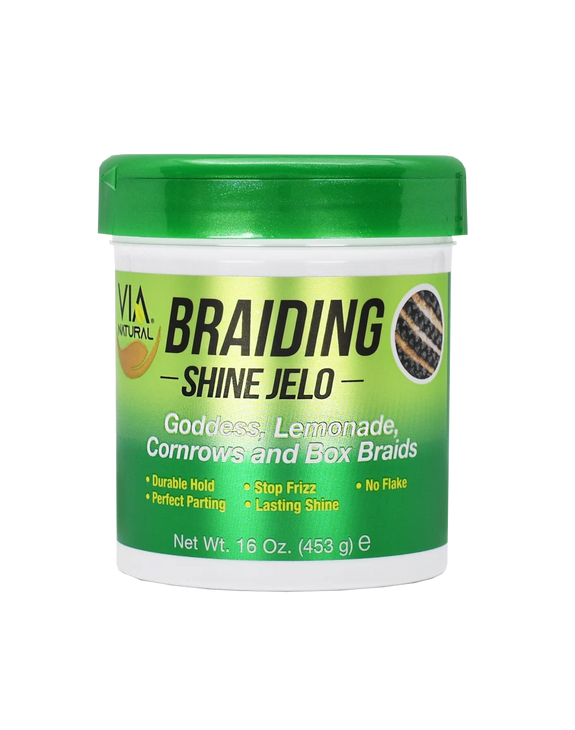 Via Natural Braiding Shine Jelo 453ml/16oz