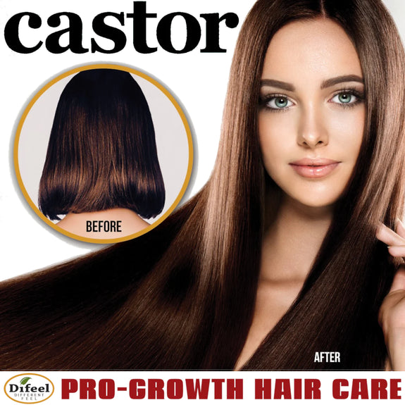 DIFEEL CASTOR PRO-GROWTH HAIR OIL 2.5 OZ.