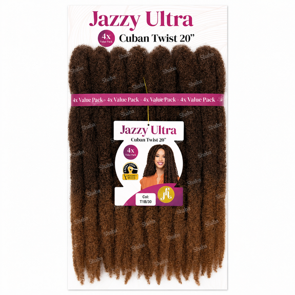 Jazzy Ultra Cuban Twist 20" 4X Pack