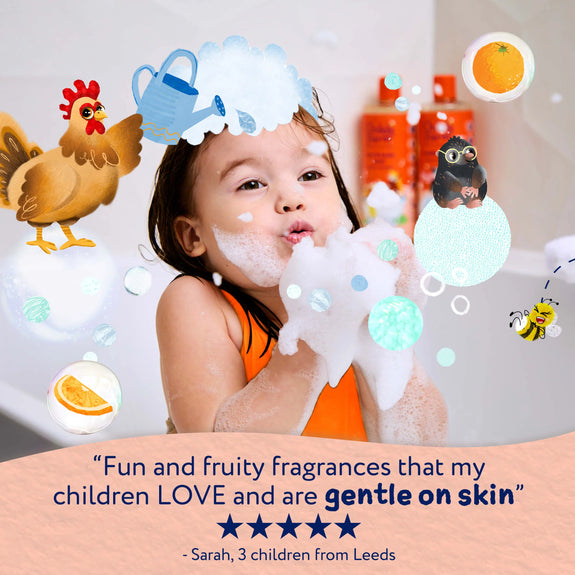 CHILD FARM SENSITIVE SKIN EXPERTS BUBBLE BATH SWEET ORANGE 250 ML