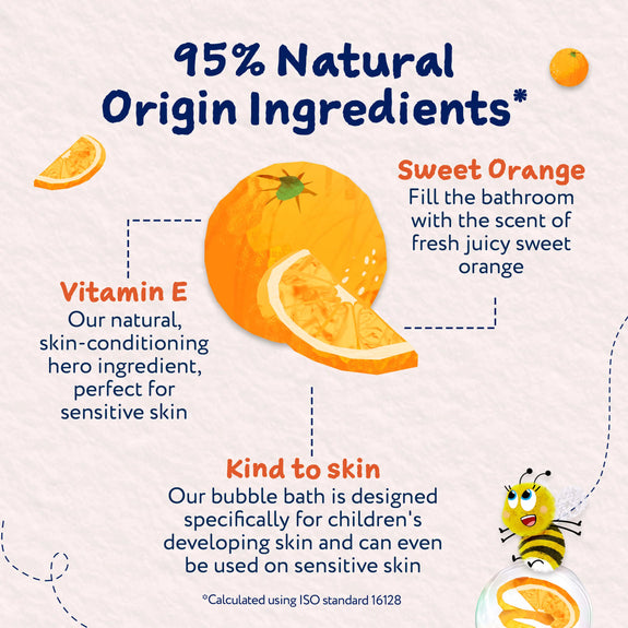CHILD FARM SENSITIVE SKIN EXPERTS BUBBLE BATH SWEET ORANGE 250 ML