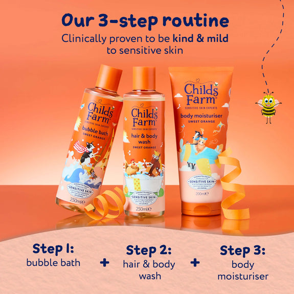 CHILD FARM SENSITIVE SKIN EXPERTS BUBBLE BATH SWEET ORANGE 250 ML