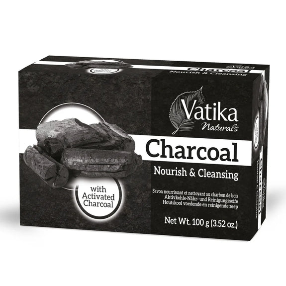 Vatika Naturals Charcoal Nourish & Cleansing Soap, 100 gm