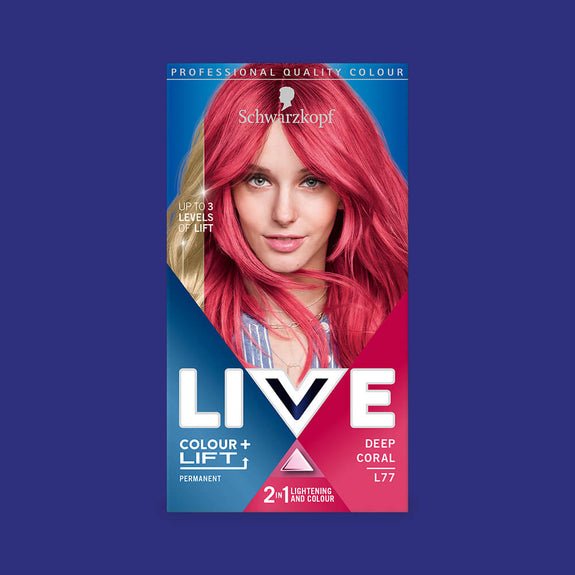 LIVE L77 DEEP CORAL PERMANENT COLOUR