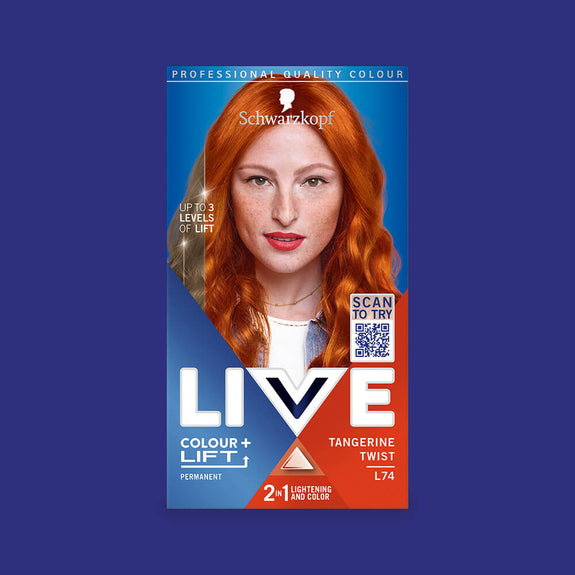 LIVE L74 TANGERINE TWIST PERMANENT COLOUR