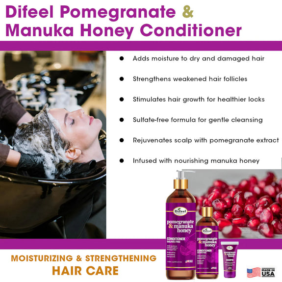 DIFEEL POMEGRANATE & MANUKA HONEY SULFATE-FREE CONDITIONER 74ML