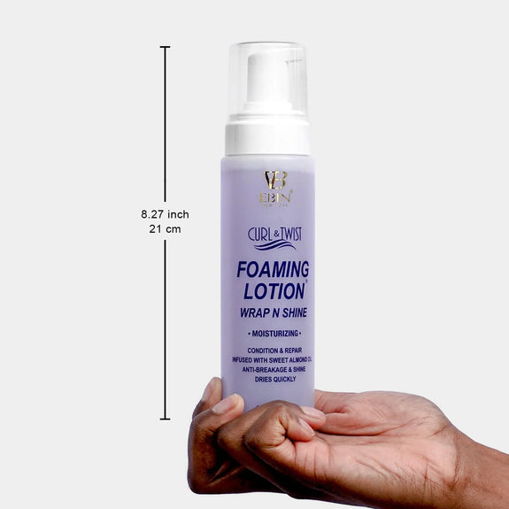 EBIN CURL & TWIST FOAMING LOTION - MOISTURIZING-250 ML