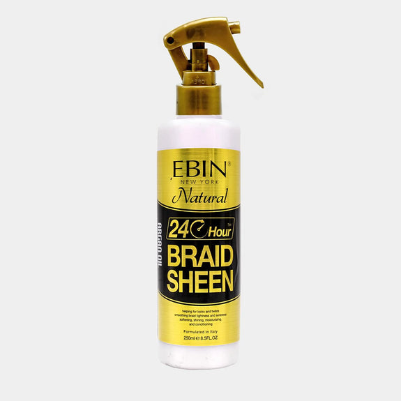 EBIN 24 HOUR ARGAN OIL BRAID SHEEN SPRAY - 8.5OZ/ 250ML