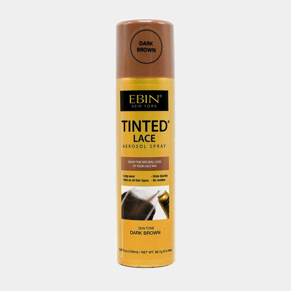 EBIN TINTED LACE AEROSOL SPRAY - DARKEST BROWN