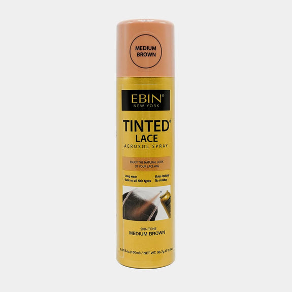 EBIN TINTED LACE AEROSOL SPRAY - MEDIUM BROWN