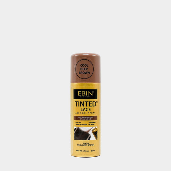 EBIN TINTED LACE AEROSOL SPRAY - COOL DEEP BROWN-80 ML