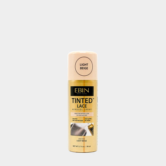 EBIN TINTED LACE AEROSOL SPRAY - LIGHT BEIGE-80 ML