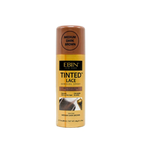 EBIN TINTED LACE AEROSOL SPRAY - MEDIUM DARK BROWN