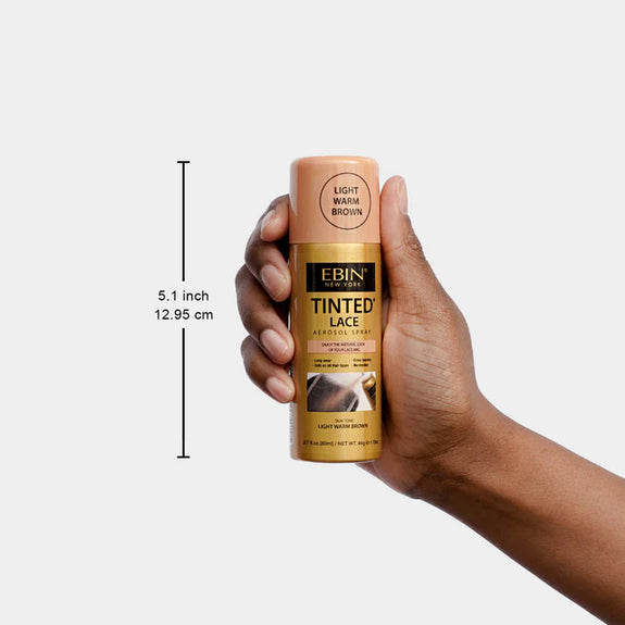 EBIN TINTED LACE AEROSOL SPRAY - MEDIUM DARK BROWN