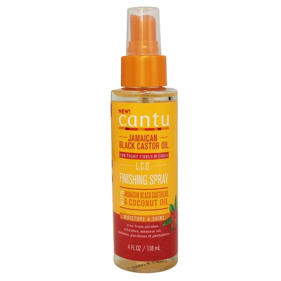 Cantu Jamaican Black Castor Oil Finishing Spray, 4 Oz.