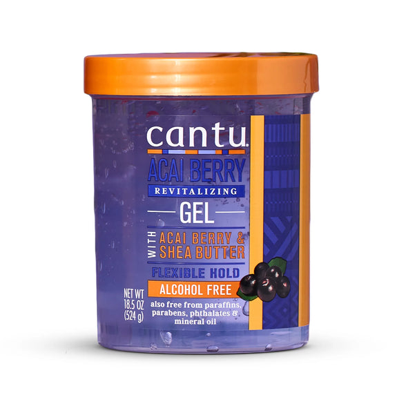 Cantu Revitalizing Styling Gel with Acai Berry and Shea Butter, 18.5 oz.