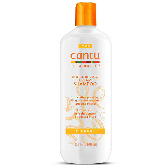 Cantu Shea Butter Moisturizing Cream Shampoo, 13.5 fl oz